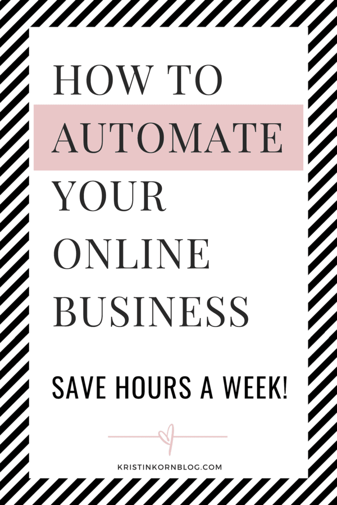 Ways to automate your business to give yourself more time freedom.