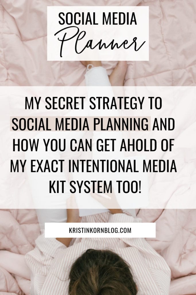 Set overwhelm aside... Today I'm sharing with you my secret strategy to social media planning and how you can get ahold of my exact  intentional media kit system too!
