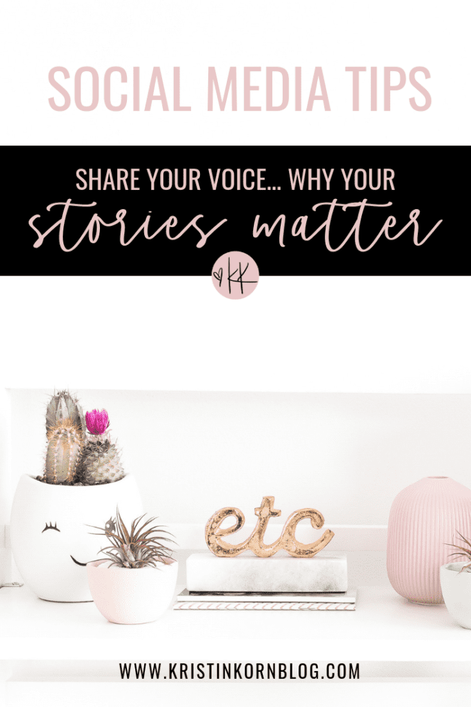 We’re seeing now more than ever that it’s so important for us to use our voice, share our stories, and learn from each other. 
