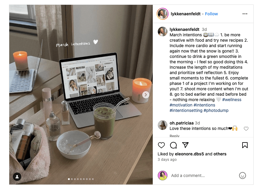 Instagram carousel examples